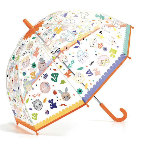 DJECO - Colour Change Child Umbrella - Faces